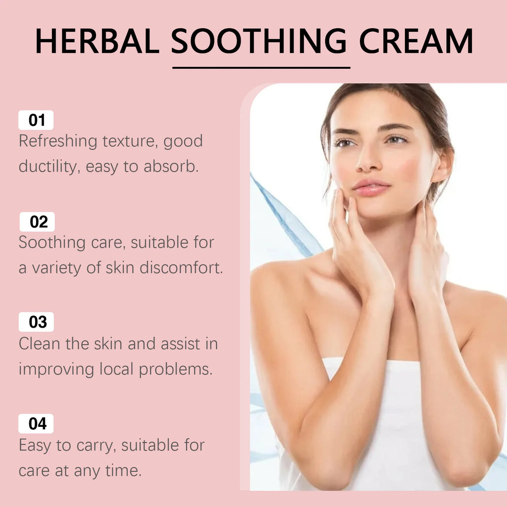 Herbal Soothing Skin Cream for Dryness, Redness and Irritation