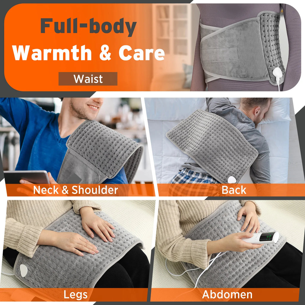 Electric Heated Waist Support Belt for Pain Relief