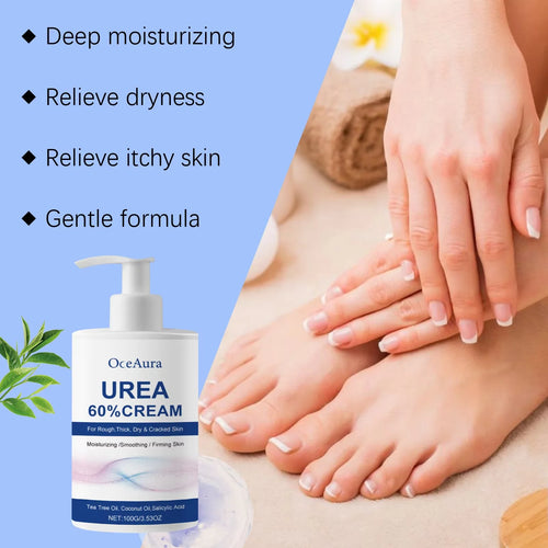 60% Urea Moisturizing Cream for Cracked Heels and Dry Skin