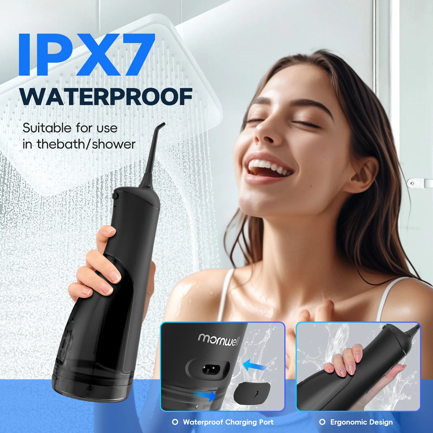 Portable Cordless Water Flosser for Teeth and Braces - 5