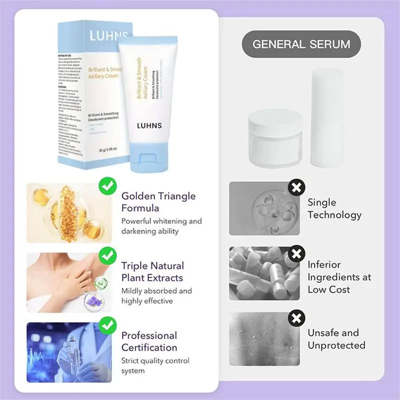 Underarm Whitening and Deodorizing Smoothing Cream