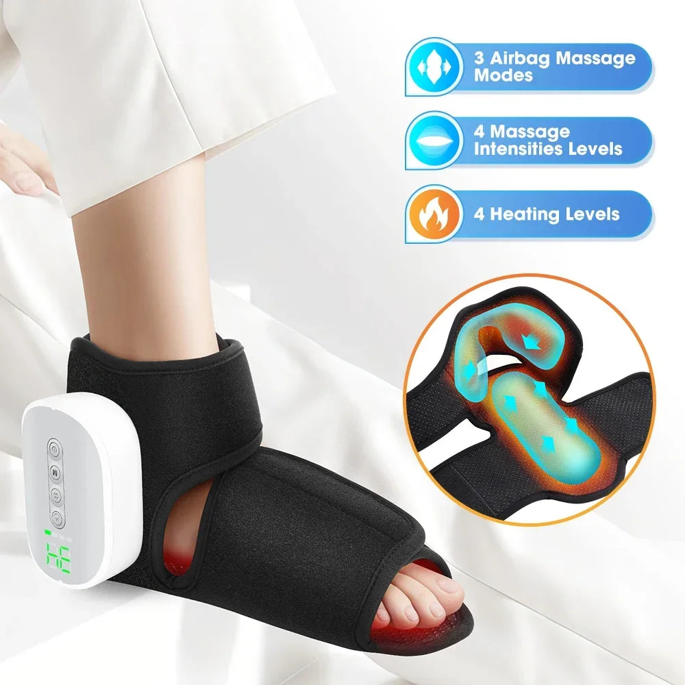 Heated Air Compression Ankle and Foot Massager