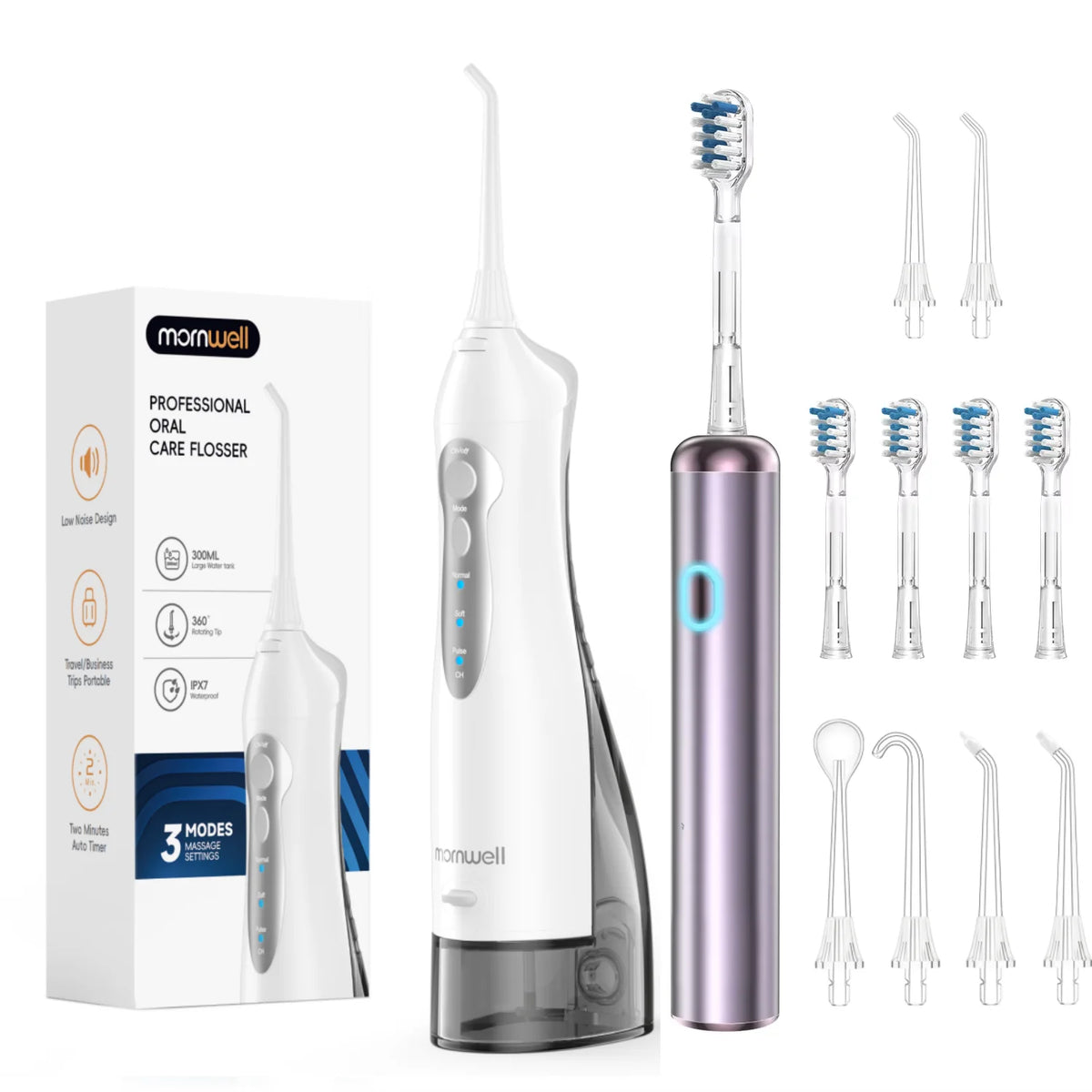 Portable Oral Irrigator and Electric Toothbrush Dental Care Set