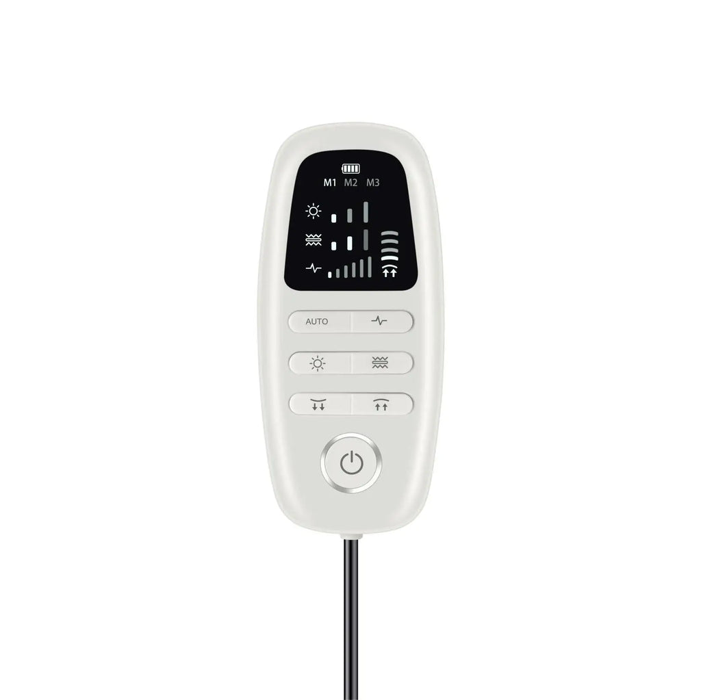Smart Lumbar Traction Device with Vibration and Airbag Massage