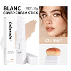 Creamy Tone-Adapting Foundation Stick with Built-in Brush