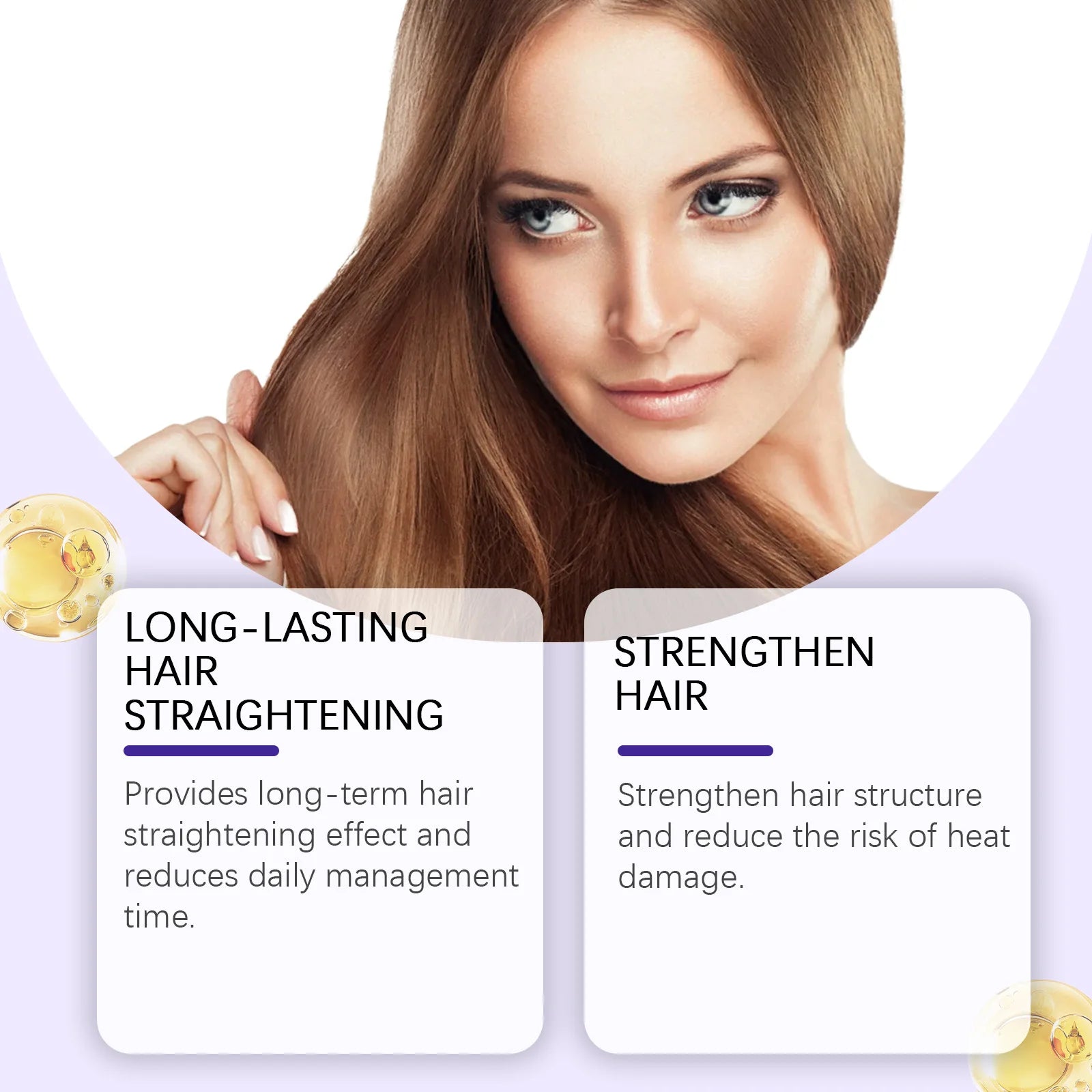 Protein Hair Straightening and Smoothing Repair Cream - 4