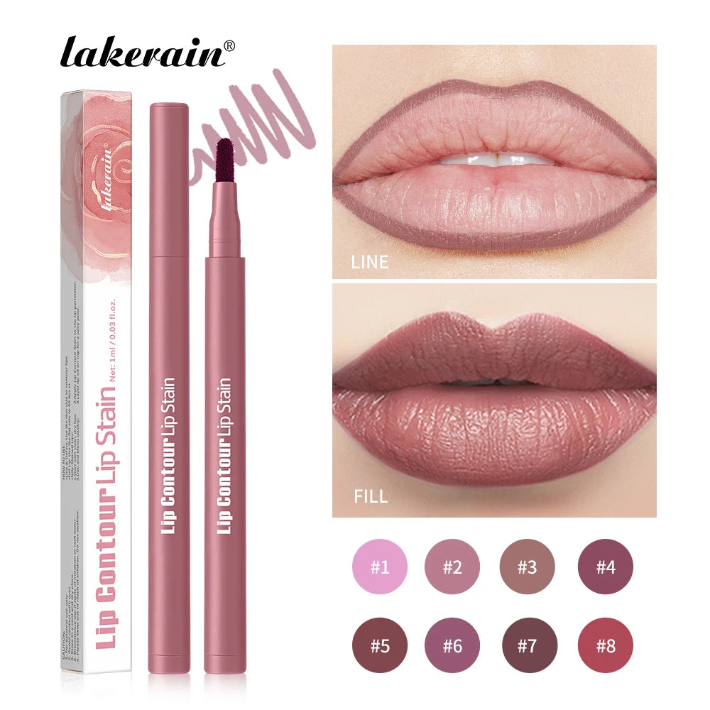 Long-Lasting Dual-Tip Lip Contour and Stain Pencil