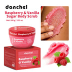 Raspberry Vanilla Sugar Body Scrub for Smooth Exfoliated Skin