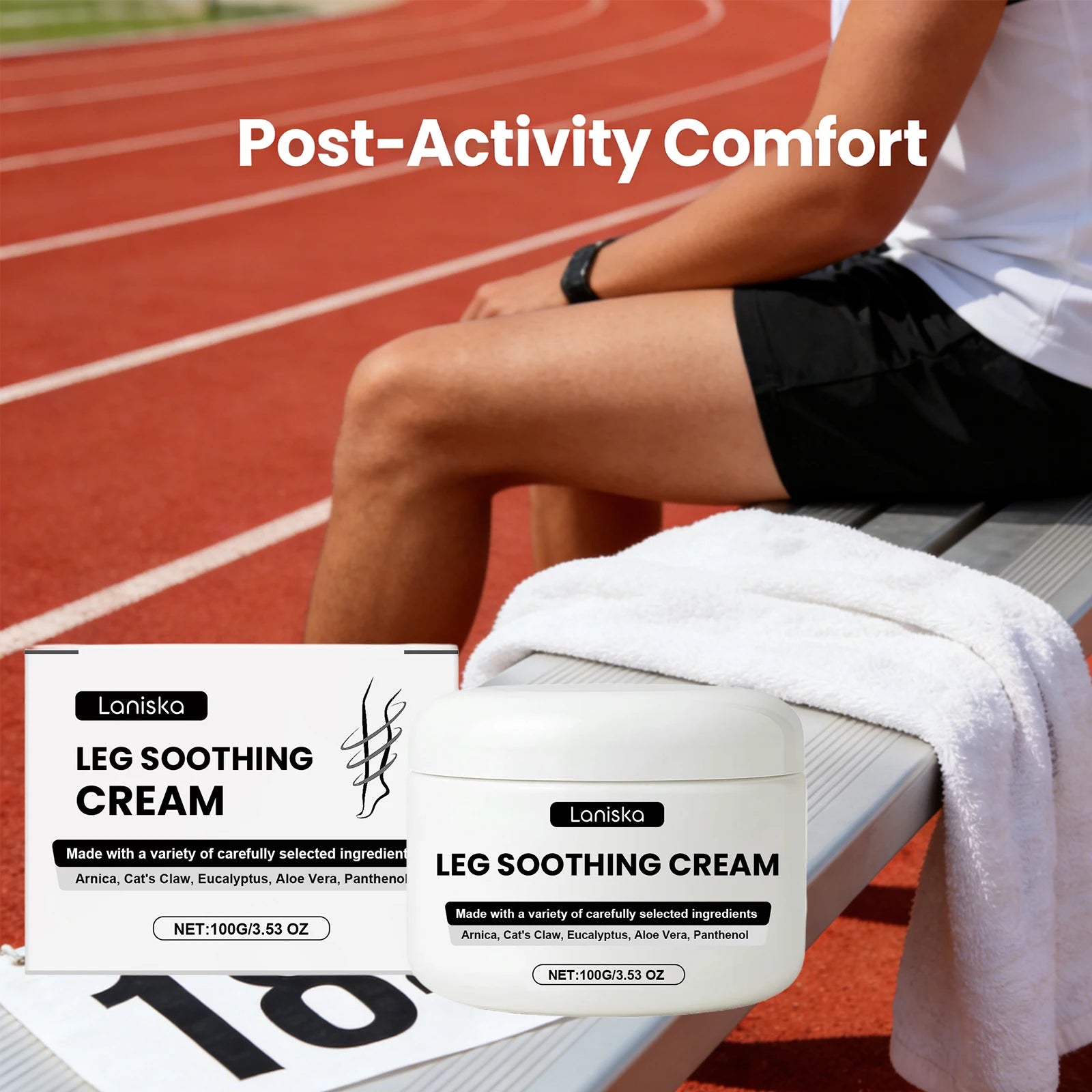 Moisturizing Leg Soothing Cream for Muscle Relaxation - 4