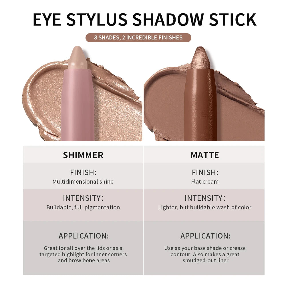 Waterproof Shimmer and Matte Eyeshadow Pencil - 5