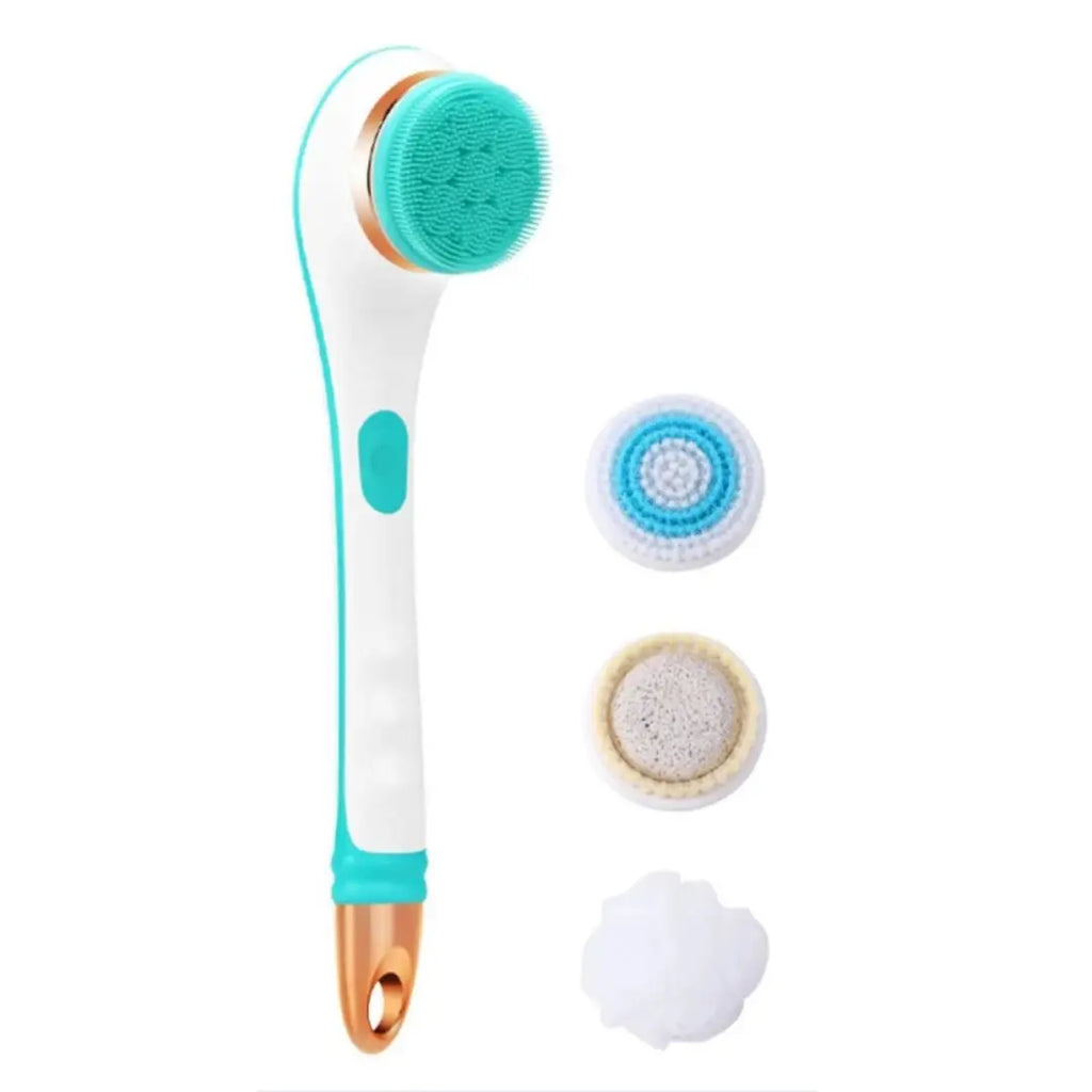 Electric Rechargeable Long-Handle Bath and Body Scrubber
