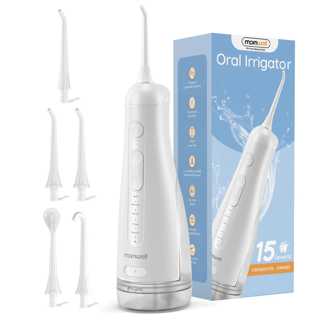 Portable Cordless Water Flosser for Teeth and Braces
