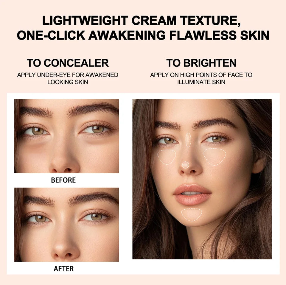 Brightening Concealer Click Pen for Face and Under-Eye