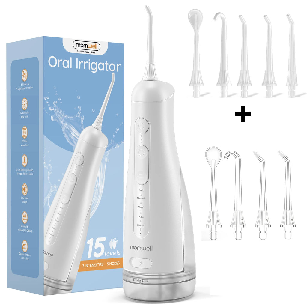 Portable Cordless Water Flosser for Teeth and Braces