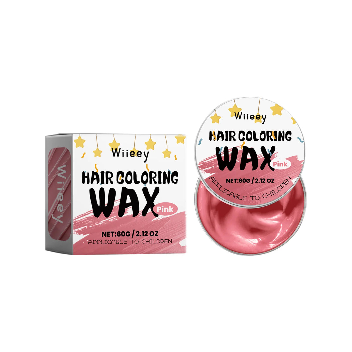 Temporary Washable Hair Color Wax for Kids and Parties