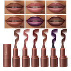 2-in-1 Waterproof Matte Lipstick and Lip Liner Crayon