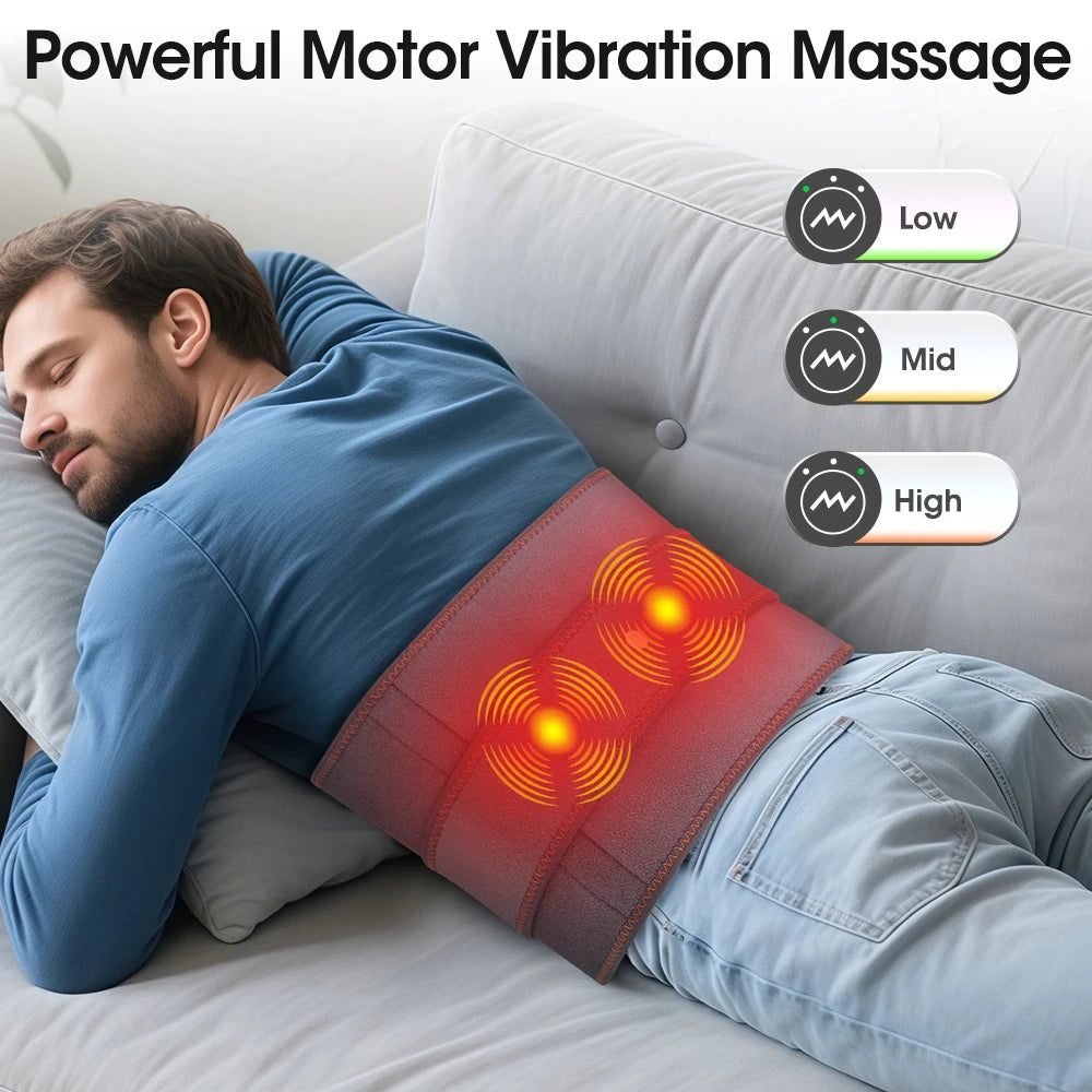 Heated Cordless Vibration Waist Massager Belt - 2