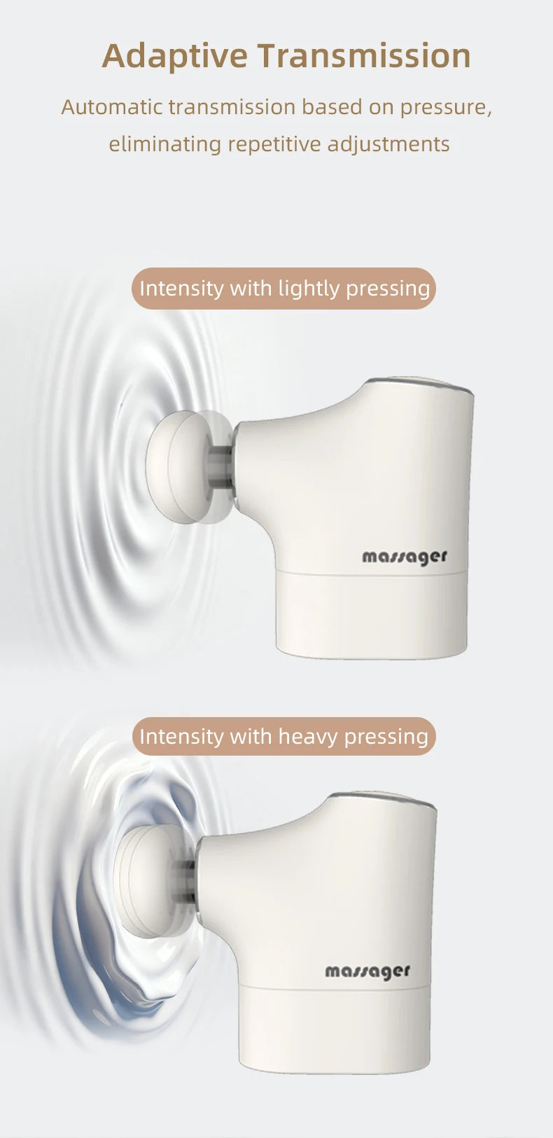 Portable Mini Deep Tissue Percussion Massage Gun - 10