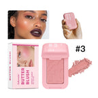 Long-Lasting Waterproof Cream Powder Blush