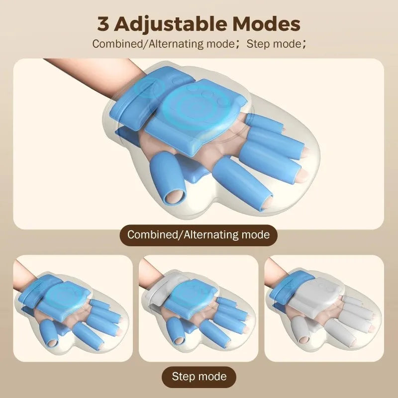 Electric Hand and Wrist Massager with Airbag Compression and Heat