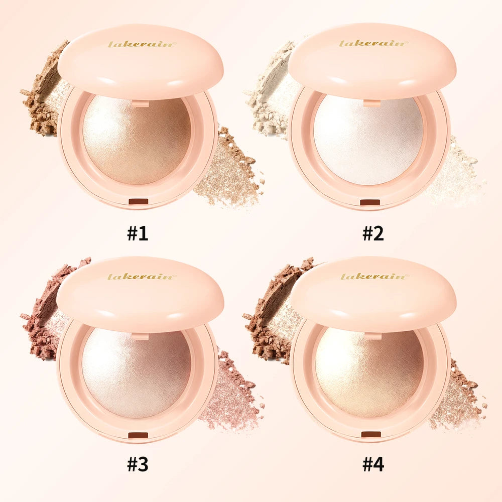 Radiant Baked Highlighter Powder for Natural Glow