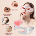 3D Red Light Therapy Eye Massager for Fatigue and Dark Circles