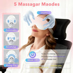 Smart Cooling Eye Massager with Vibration for Stress Relief
