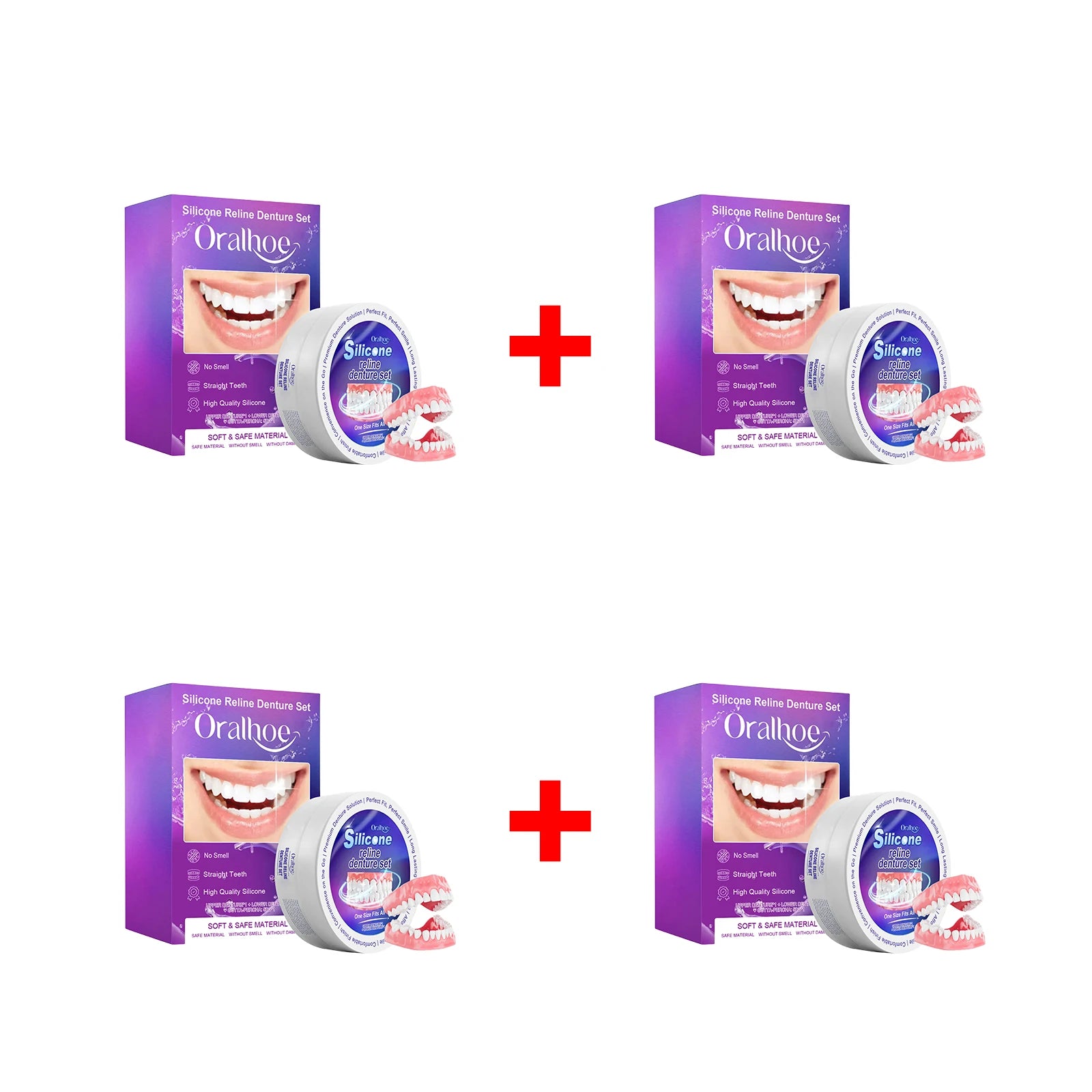 Silicone Reline Denture Set for Comfortable Fit and Perfect Smile - 16