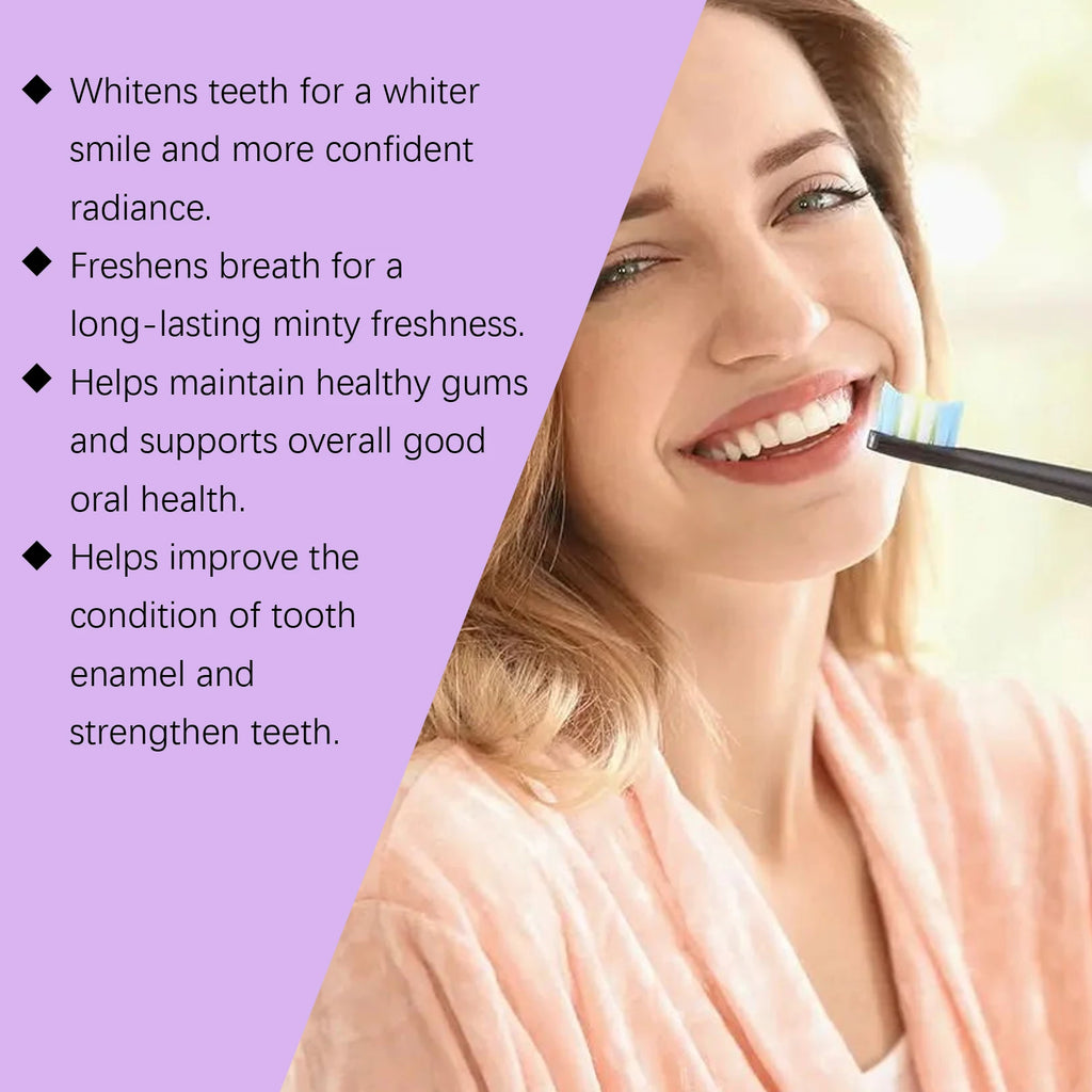 Purple Teeth Whitening Toothpaste for Stain Removal