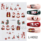 3D Christmas Cartoon Nail Art Sticker Decals
