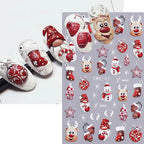 Christmas Cartoon Nail Art Stickers