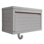 Wall-Mounted Garage Door Key Holder and Display Shelf