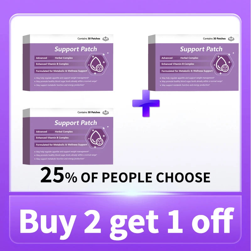 30-Piece Herbal Weight Management and Metabolism Support Patches - 8
