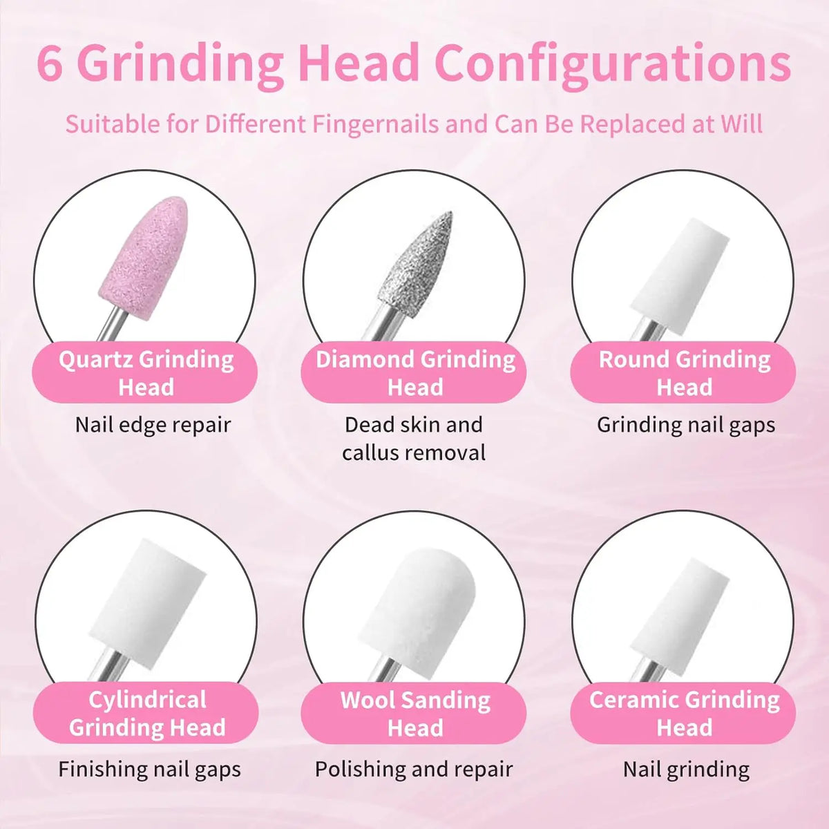 Cordless Electric Nail Drill Kit for Manicure and Pedicure