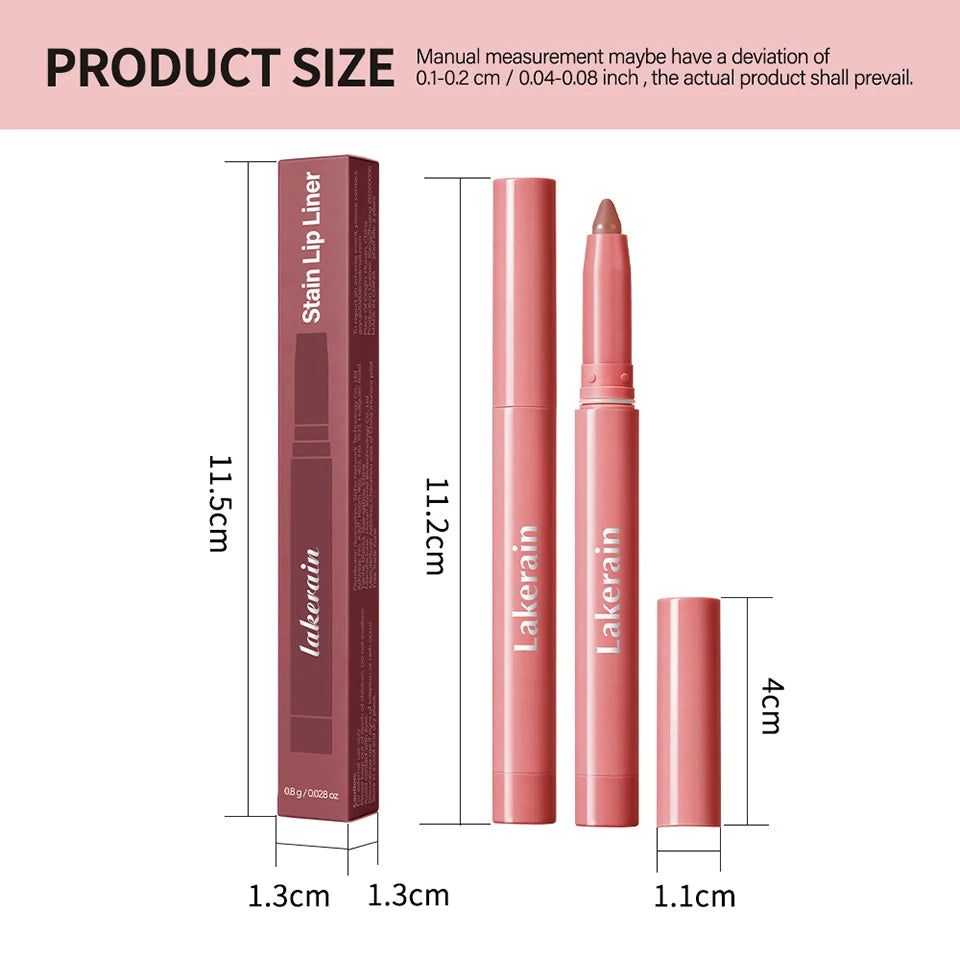 Water-Resistant Matte Lip Contour Pencil