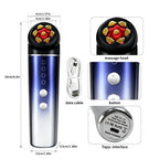 3-in-1 LED Facial Massager for Skin Tightening and Rejuvenation