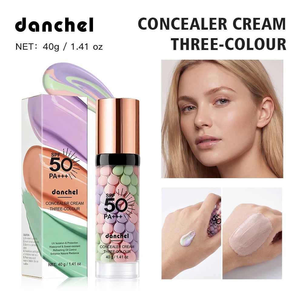3-Color Correcting Concealer and SPF 50 Makeup Primer - 21