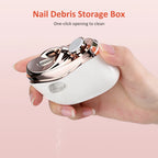 Automatic Electric Nail Clipper with LED Light