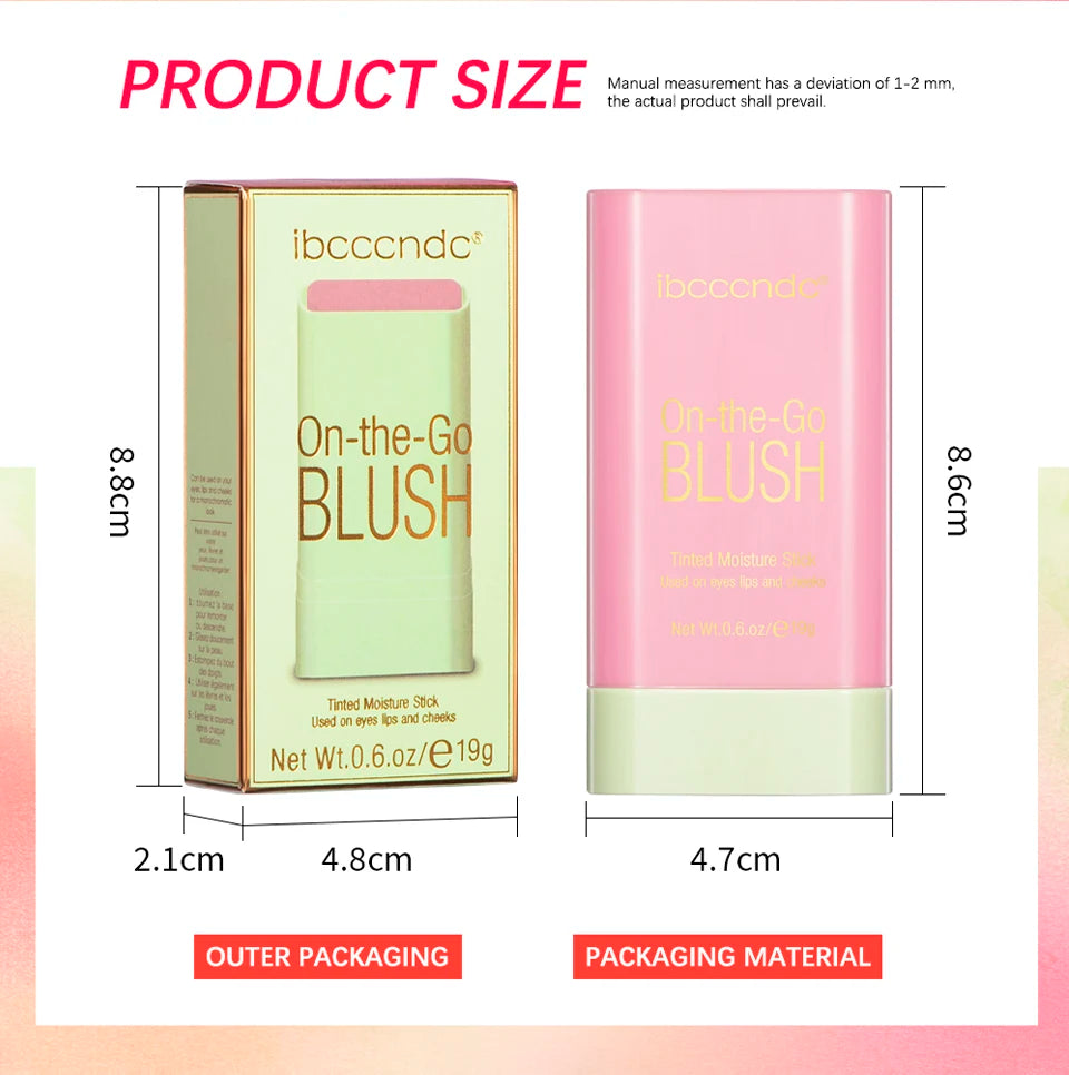 Tinted Moisturizing Cream Blush Stick for Cheeks and Lips - 23
