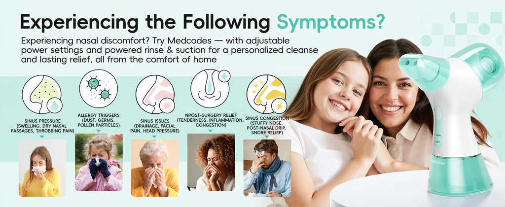 Electric Nasal Irrigator for Sinus Congestion Relief