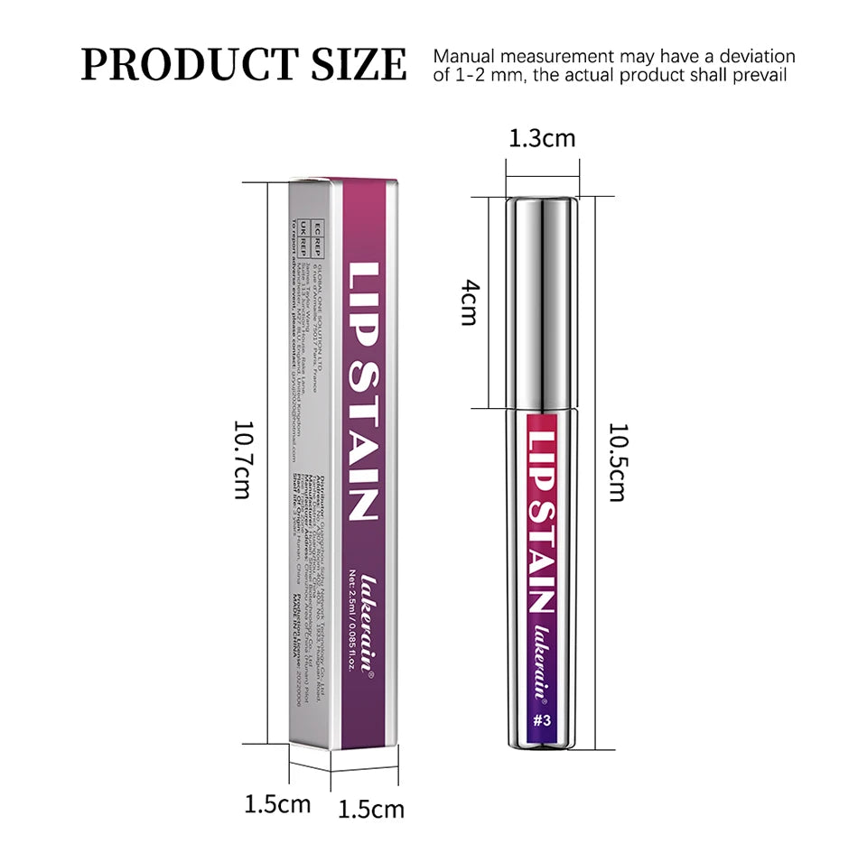 Waterproof Peel-Off Lip Stain Set - 16