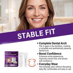 Comfort-Fit Silicone Denture Set with Cleaning Kit