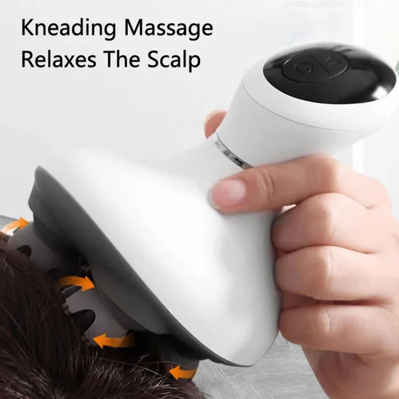 Electric Cordless Scalp Massager for Relaxation and Hair Care