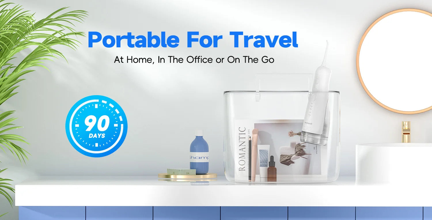 Portable Rechargeable Water Flosser for Teeth Cleaning - 16