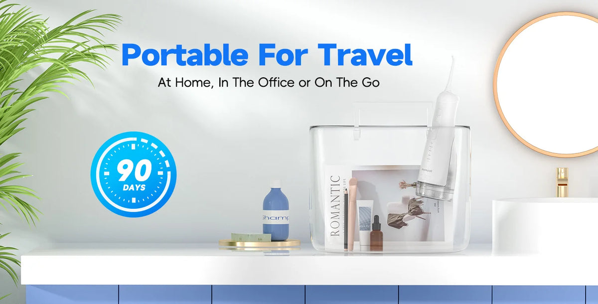Portable Rechargeable Water Flosser for Teeth Cleaning