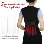 Self-Heating Tourmaline Magnetic Back and Shoulder Support Brace