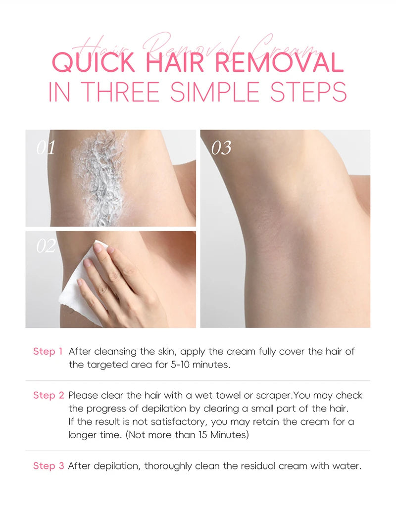 Painless Gentle Hair Removal Cream for Sensitive Skin - 14