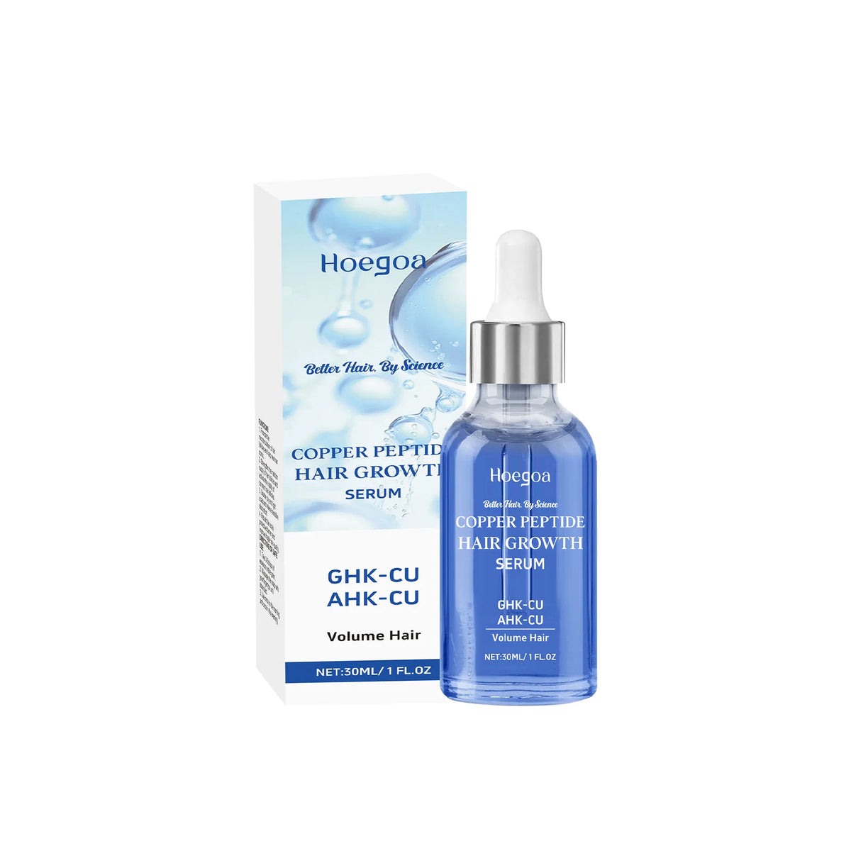 Copper Peptide Hair Growth Serum for Damaged Hair