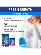 100 Pcs Denture and Retainer Cleaning Tablets for Deep Stain Removal