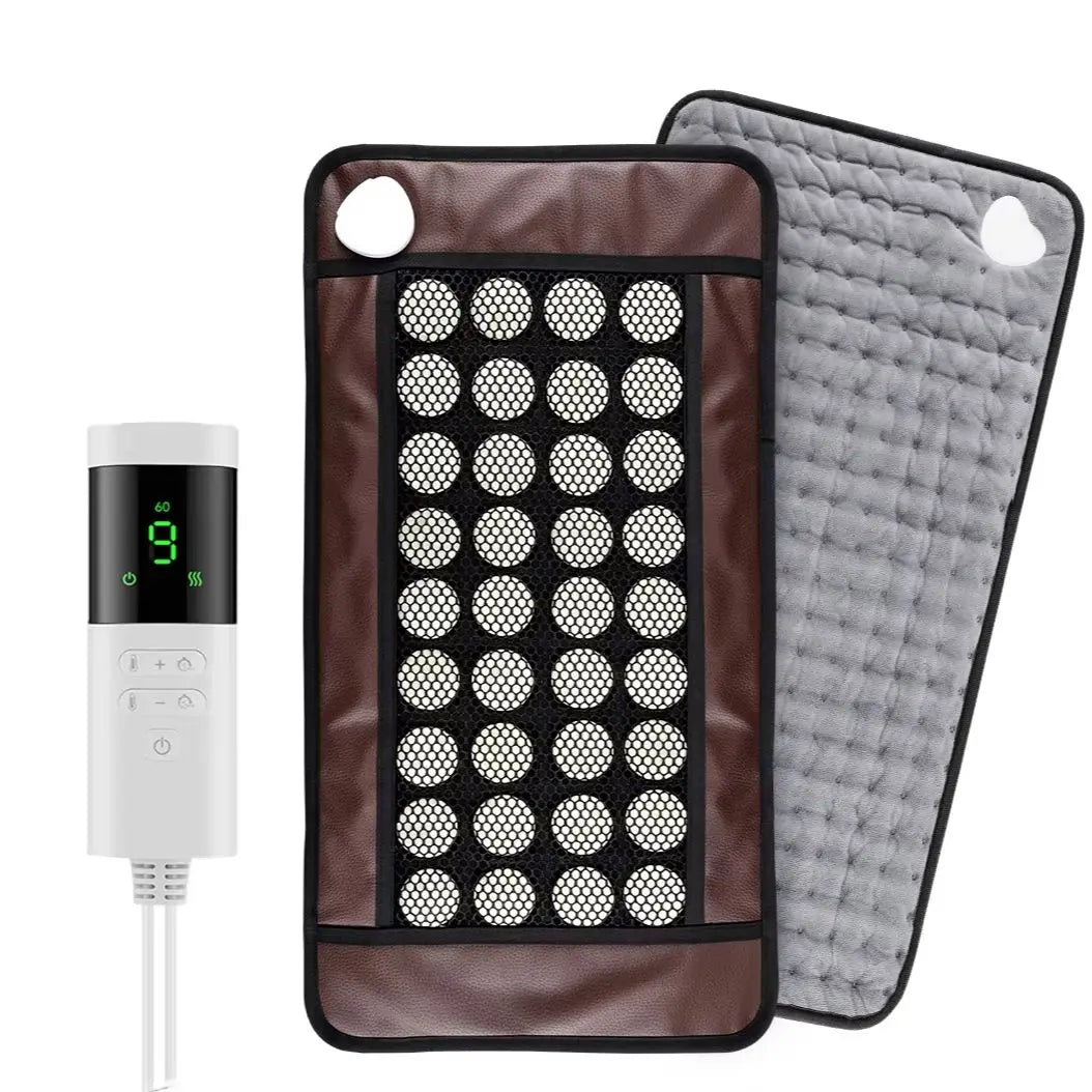Natural Jade Stone Heating Pad for Pain Relief and Relaxation - 22